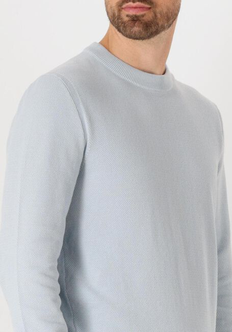 Lichtblauwe BOSS BLACK Trui ECAIO-P - large