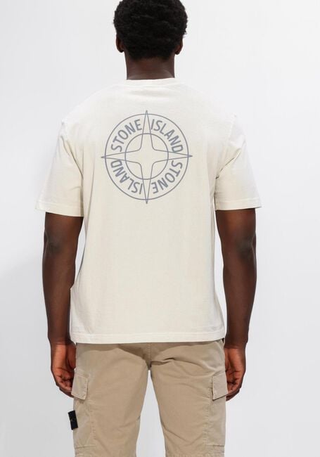 Ecru STONE ISLAND T-shirt SS T-SHIRT S0284 - large
