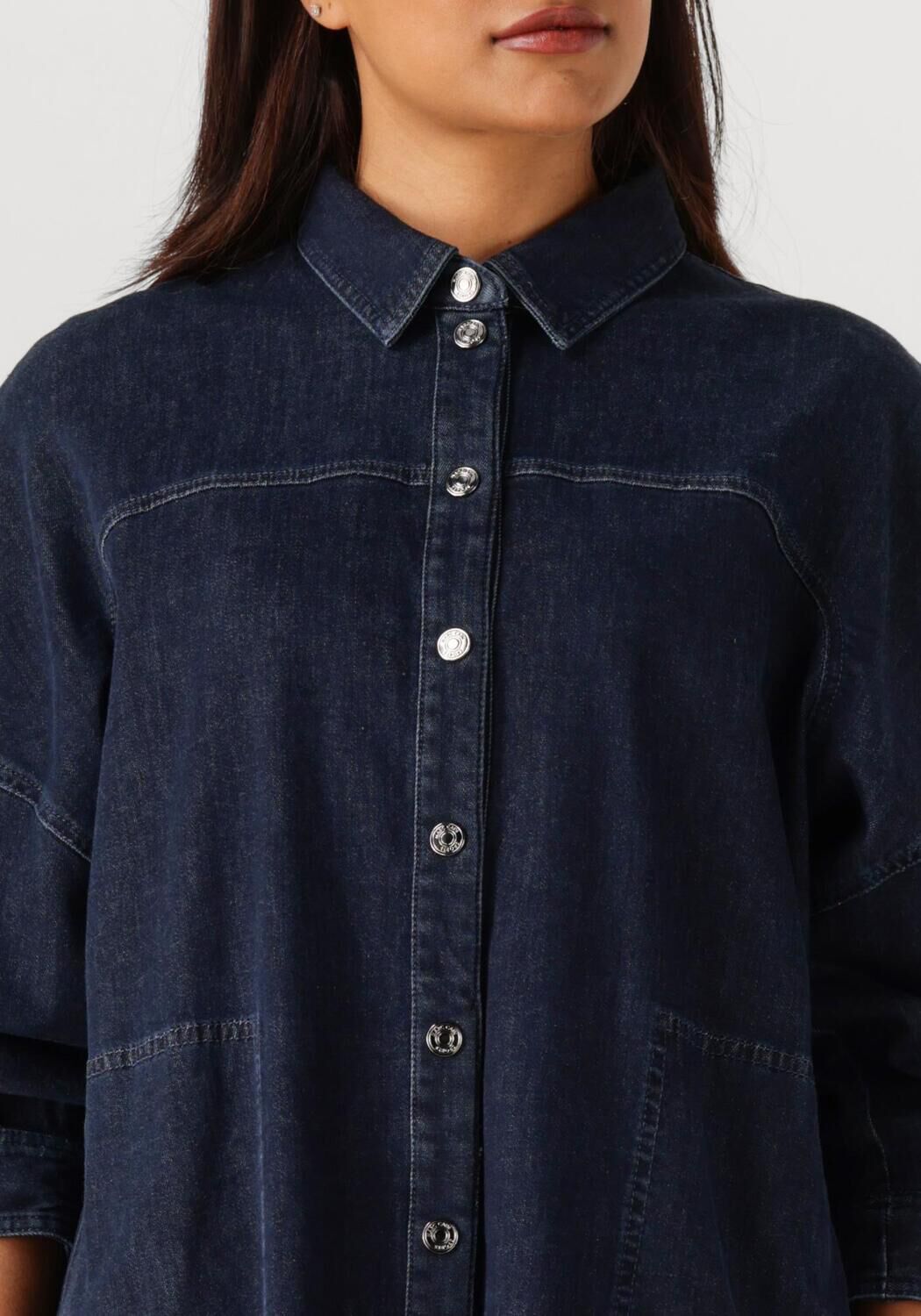 Donkerblauwe MARC CAIN SPORTS Midi jurk ZS 21.12 D06 - large