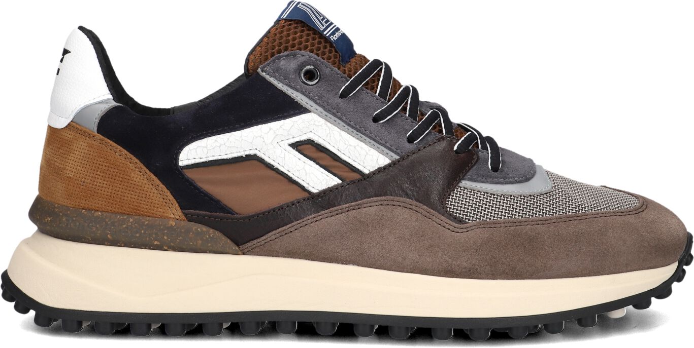 Floris van Bommel Lage Sneakers Heren Sfm-10139, Maat: 42⅔, Materiaal: Suède, Kleur: Taupe