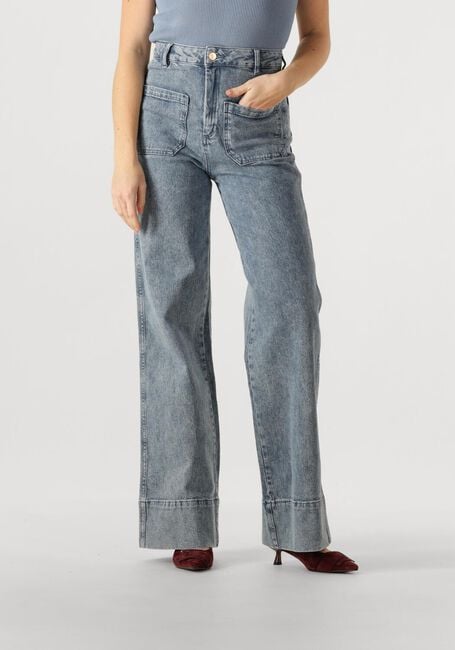 Lichtblauwe IBANA Wide jeans PENDAN - large