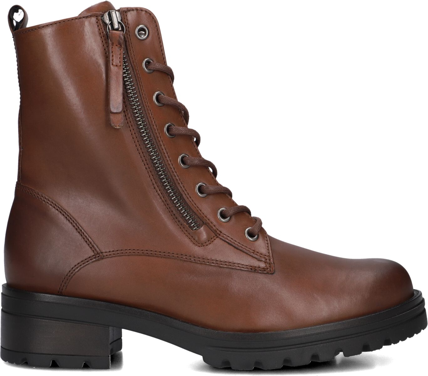 Gabor Veterboots Dames 785.1, Maat: 42,5, Materiaal: Leer, Kleur: Camel