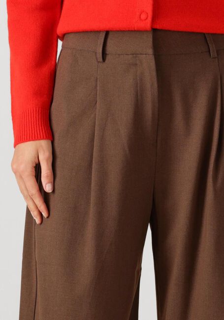 Bruine SUNCOO Wijde broek JONAS - large
