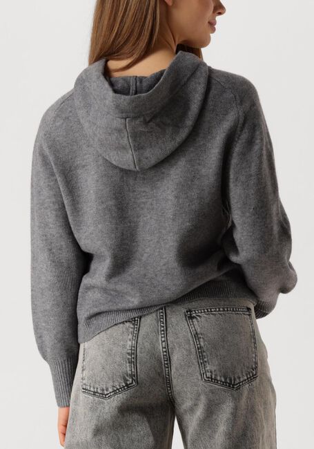 Grijze CO'COUTURE Trui ROW HOODIE KNIT - large