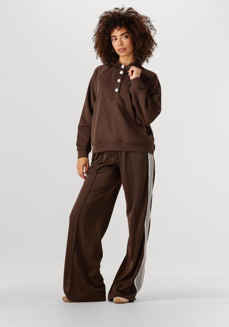 Bruine HAUTE L'AMITI&Eacute; Sweater POLO LOGO SWEAT - large