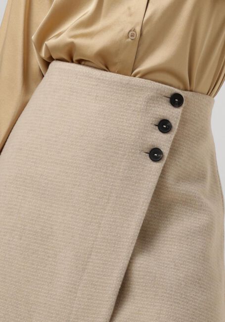 Beige RUBY TUESDAY Minirok MARJI SHORT WOOLEN SKIRT - large