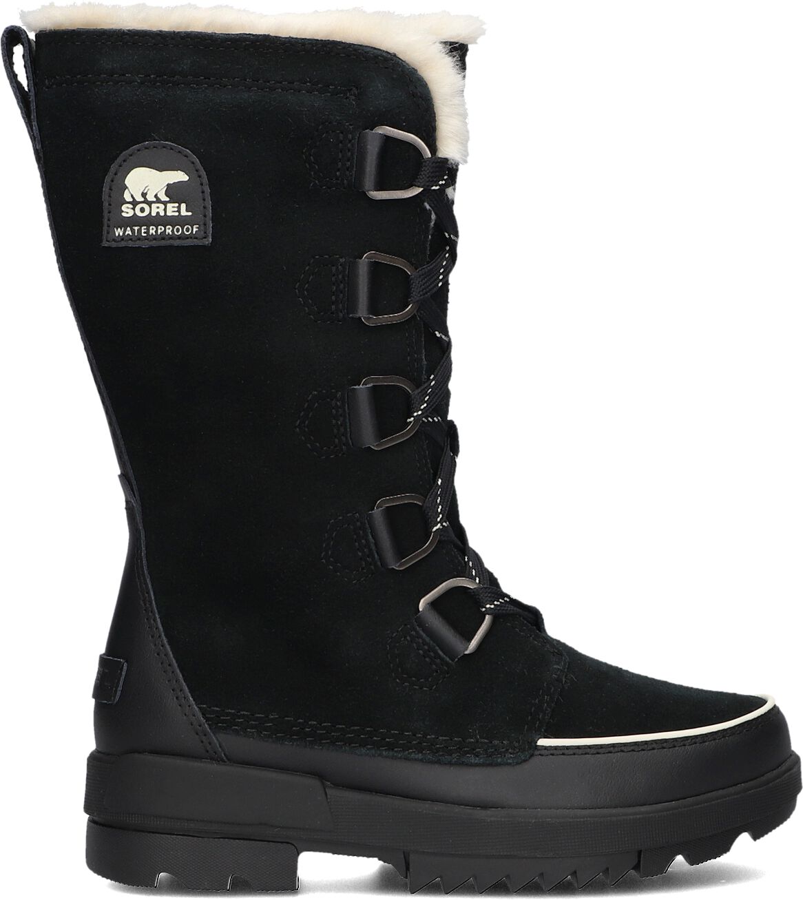 Sorel Veterboots Dames Torino Ii Tall Wp, Maat: 36, Materiaal: Suède, Kleur: Zwart