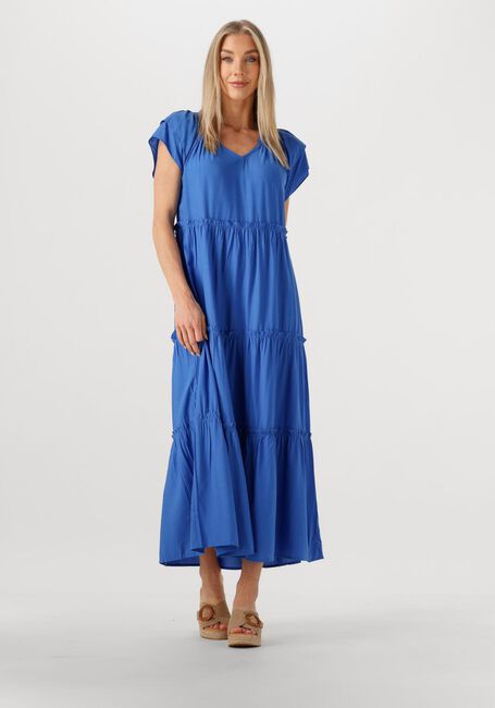 Blauwe CO'COUTURE Maxi jurk NEW SUNRISE DRESS - large