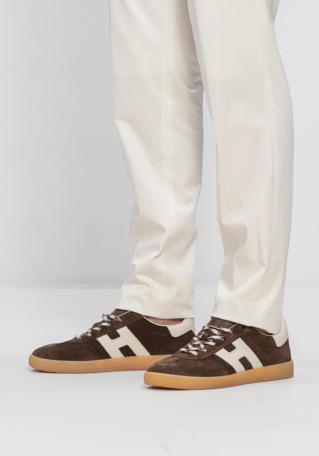 Bruine HOGAN Lage sneakers COOL ALLACCIATO H - large