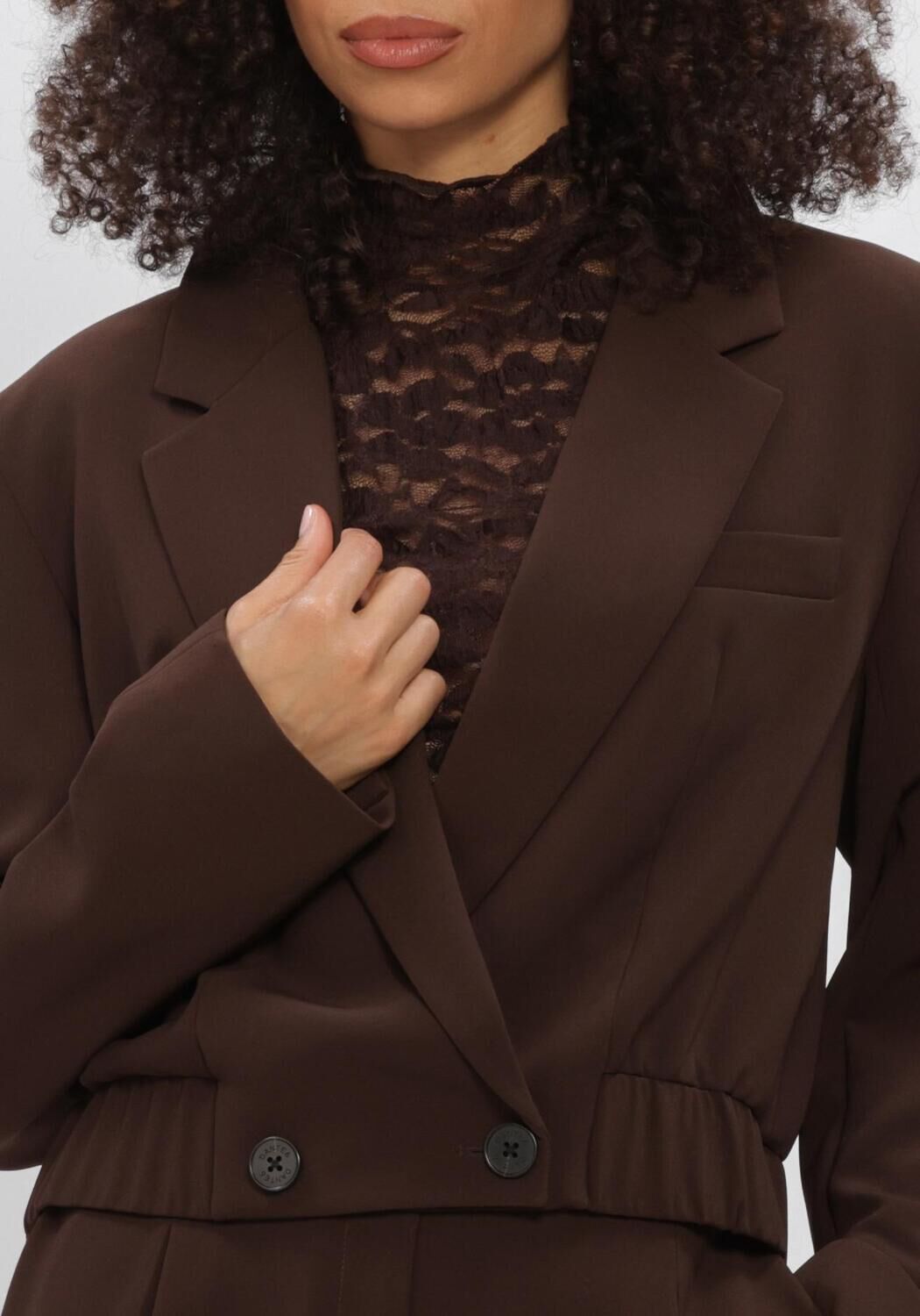 Bruine DANTE6 Blazer REILLEY CROPPED BLAZER-JACKET - large