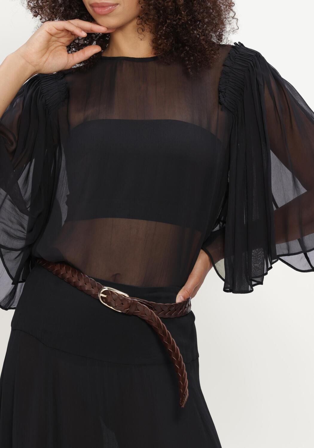 Zwarte ISABEL MARANT Top FLOMA - large