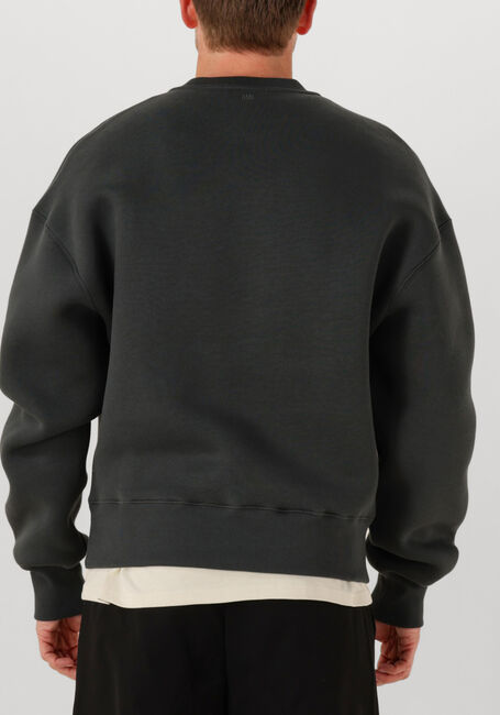 Donkergrijze AMI PARIS Trui EMBOSSED SWEATSHIRT - large