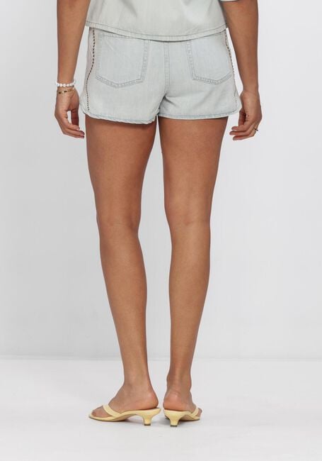 Blauwe DANTE6 Shorts NERIDA EMBELLISHED DENIM SHORTS - large