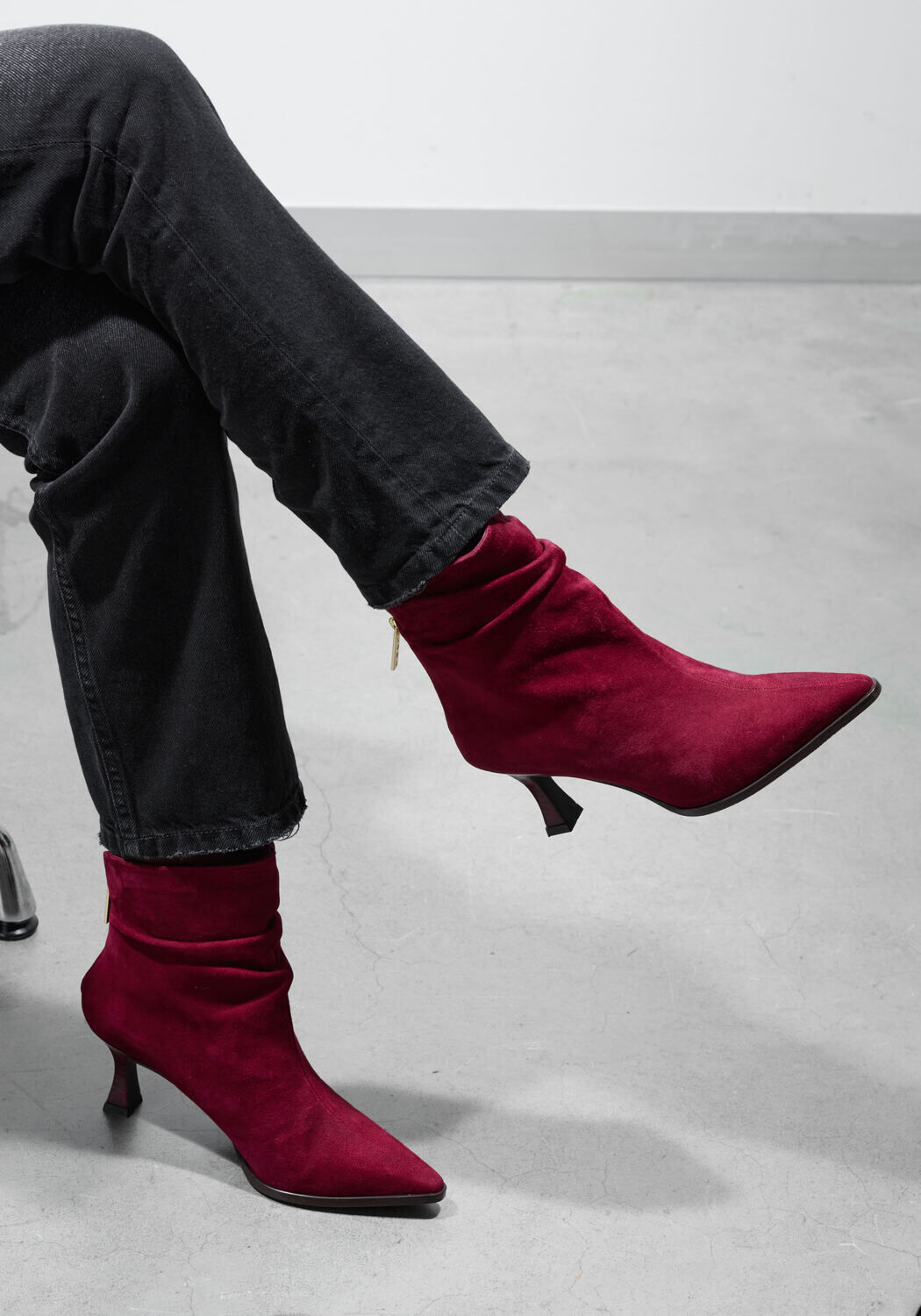 Rode LODI Enkellaarsjes JALIS - large