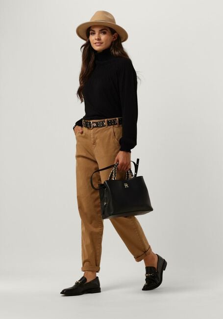 Zwarte SUMMUM Tops & T-shirts SMOCKED SWEATER BASIC KNIT - large