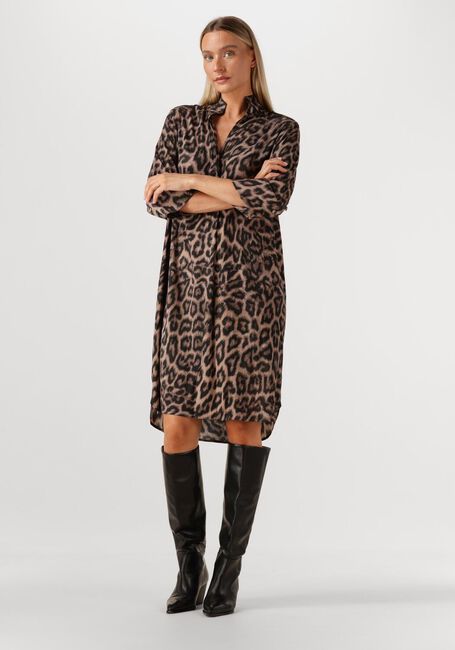 Bruine DEA KUDIBAL Midi jurk KAMILLES - large