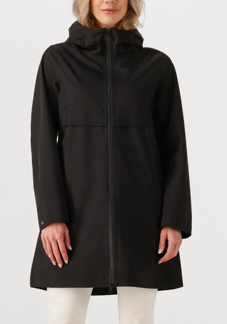 Zwarte WOOLRICH Regenjas LIGHT STRETCH PARKA - large