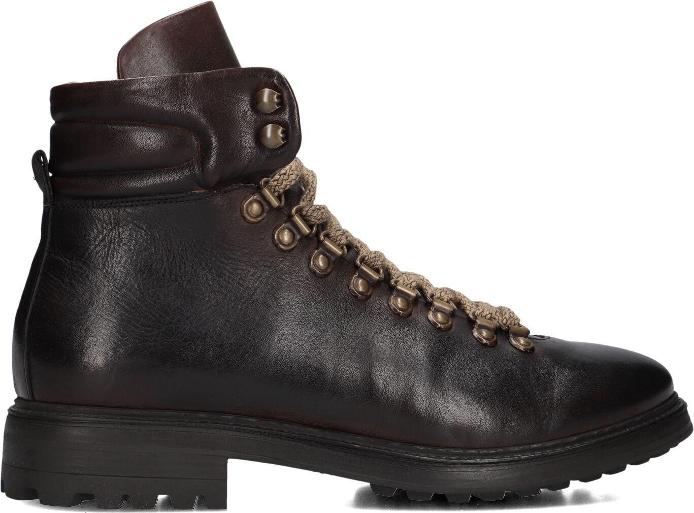 Stefano Lauran Veterboots Heren 1562, Maat: 44, Materiaal: Leer, Kleur: Bruin