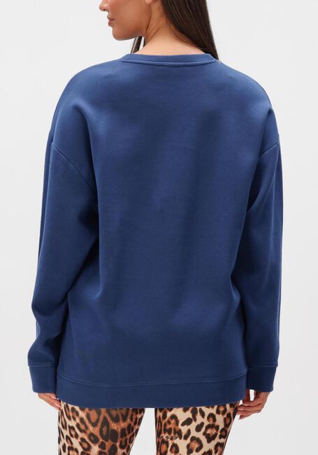 Donkerblauwe ALIX THE LABEL Sweater LADIES KNITTED SPORTS SWEATER - large