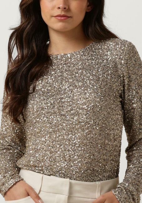 Gouden COPENHAGEN MUSE Longsleeves CMSEQUINCE-TEE - large