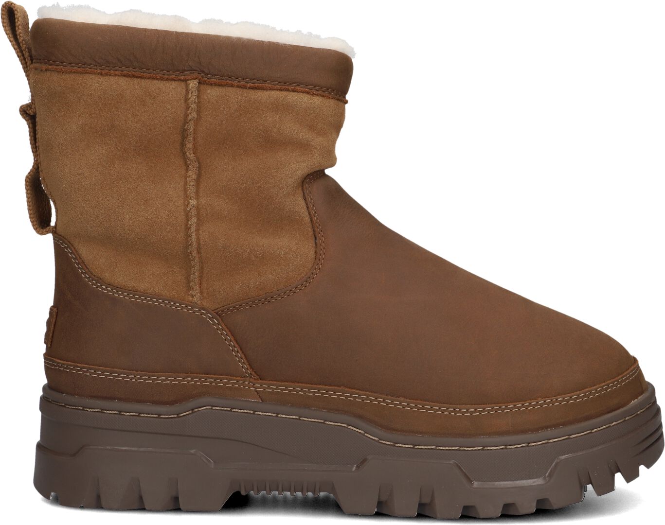UGG Enkelboots Heren Heritage Pull On Tg, Maat: 49,5, Materiaal: Nubuck, Kleur: Cognac
