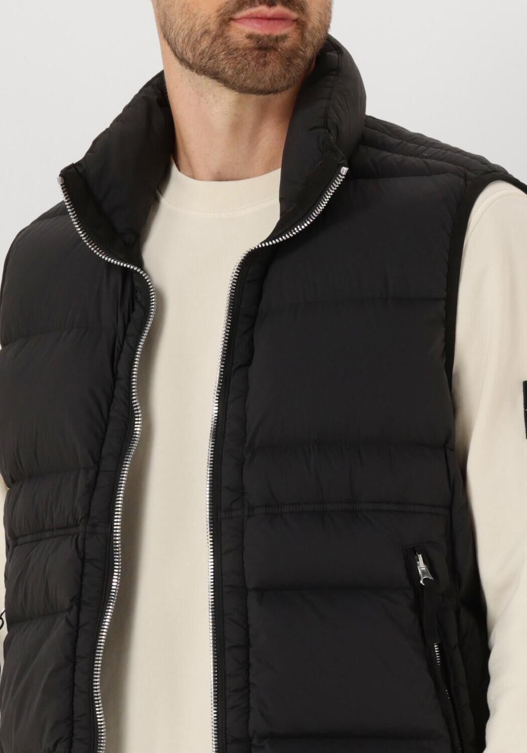 Zwarte STONE ISLAND Bodywarmer VEST - large