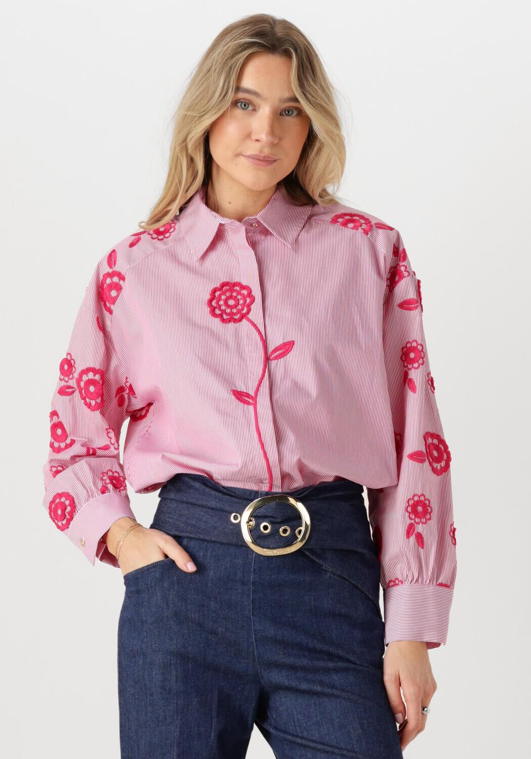 Caroline Biss Blouse Dames 1615, Maat: 34, Kleur: Roze