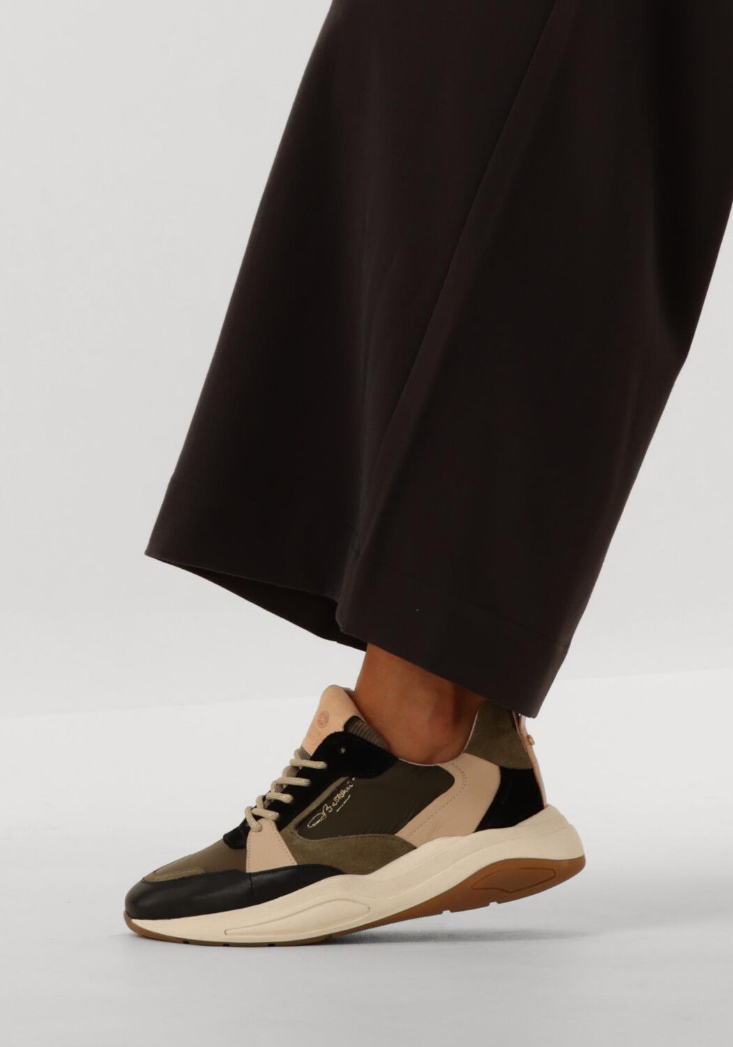 Zwarte FRED DE LA BRETONIERE Lage sneakers FLAME GAIA COMBI - large