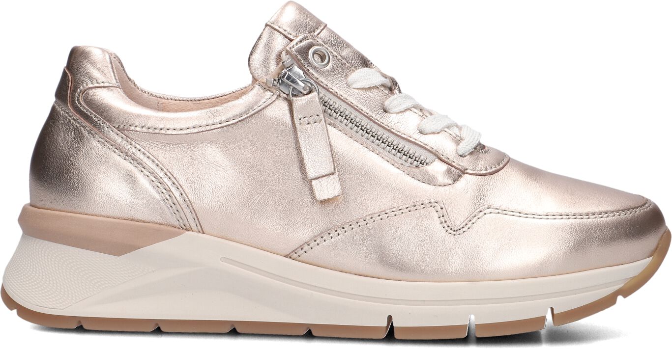 Gabor Lage Sneakers Dames 587, Maat: 40,5, Materiaal: Leer, Kleur: Goud