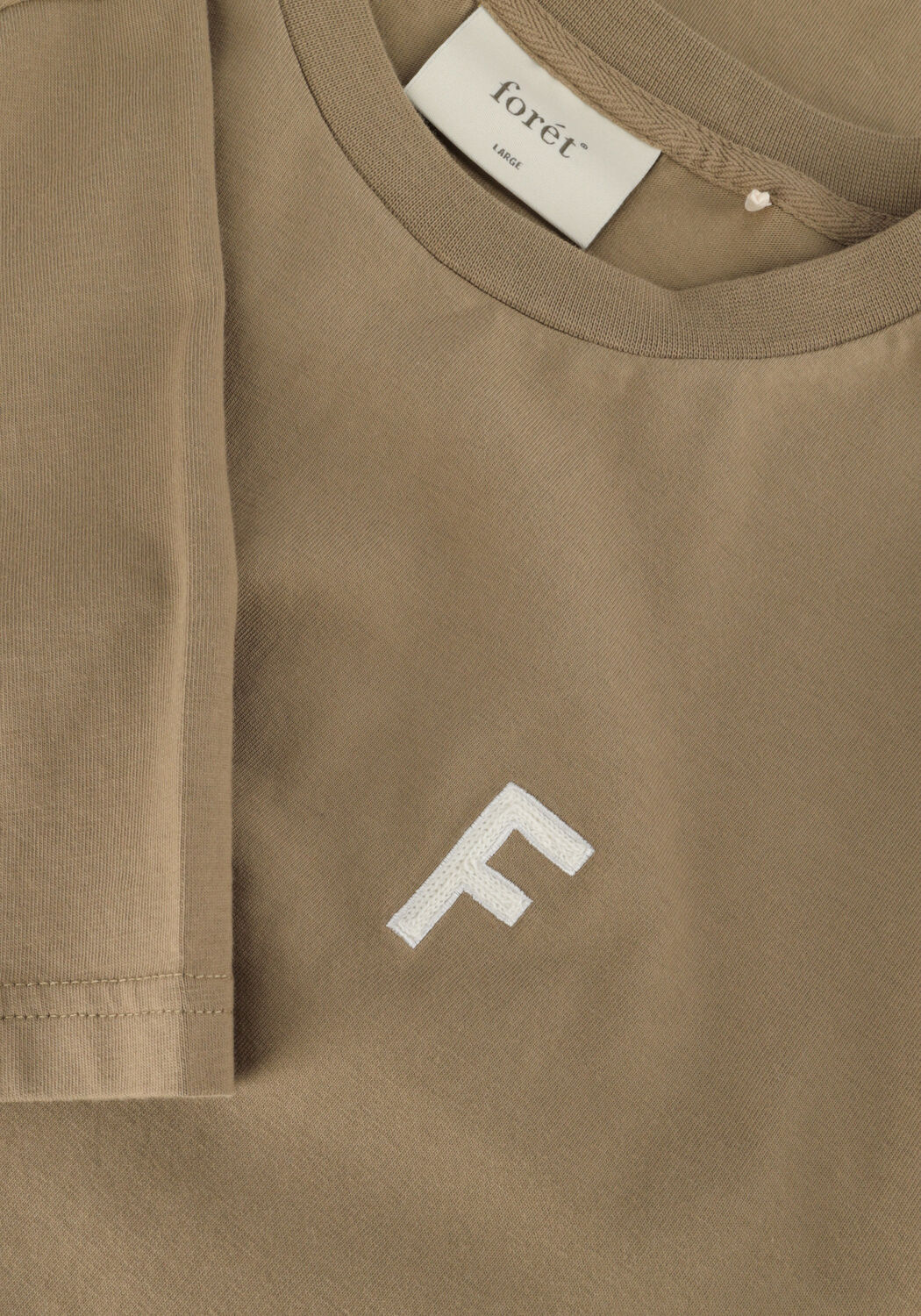 Groene FOR&Eacute;T T-shirt PONDER T-SHIRT - large