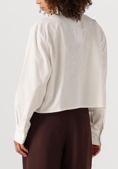 Witte OLAF HUSSEIN Blouses MONOGRAM SHIRT - large