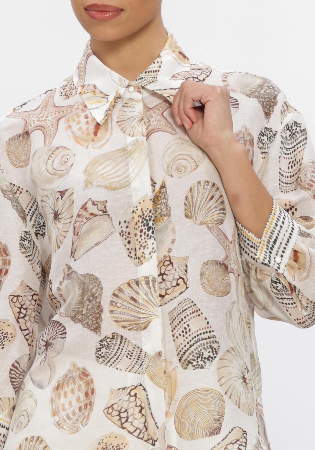 Witte MARC CAIN COLLECTION Blouses AC 51.39 W51 - large
