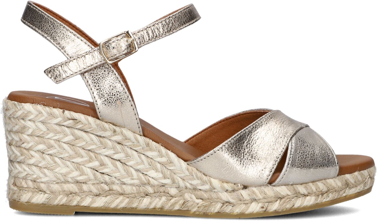 Viguera Espadrilles
Dames 2032, Maat: 38, Materiaal: Leer, Kleur: Goud