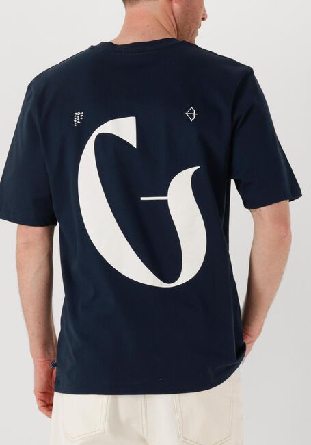 Donkerblauwe THE GOODPEOPLE T-shirt TON - large