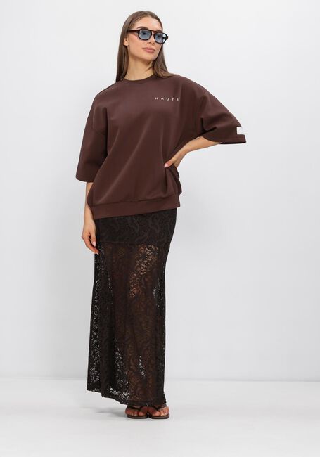 Bruine HAUTE L'AMITI&Eacute; Maxirok SUMMER LACE TALL SKIRT - large