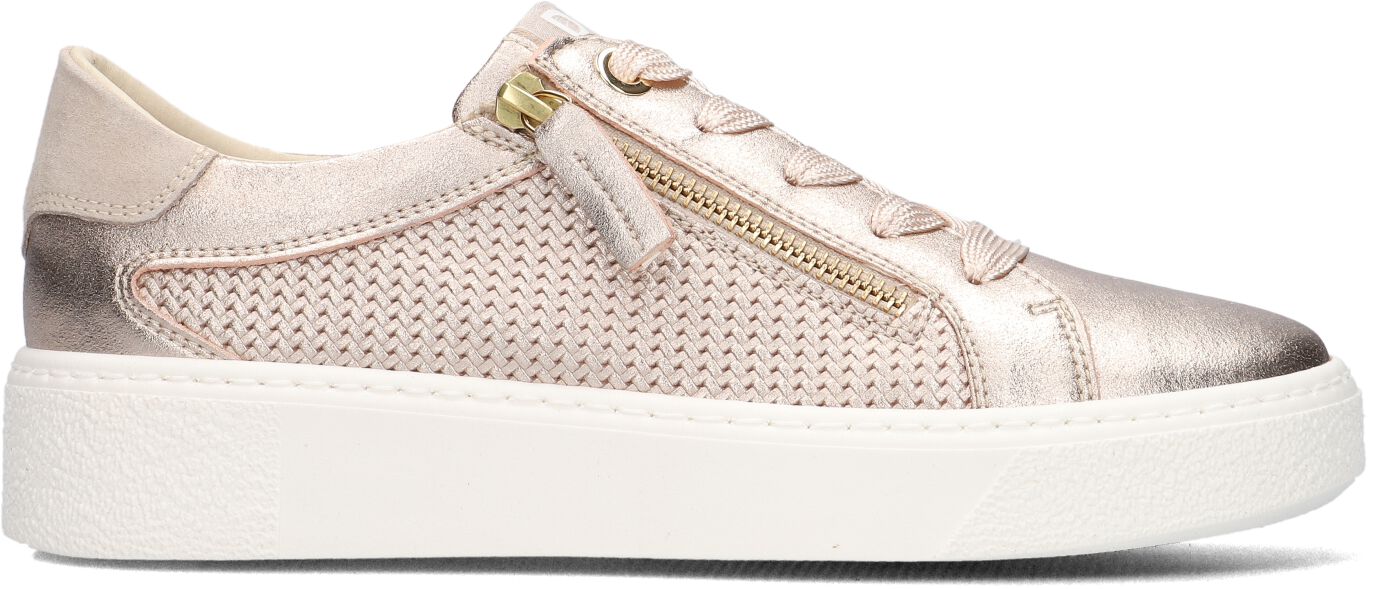 DL Sport Lage Sneakers Dames 6207 Met, Maat: 39, Materiaal: Leer, Kleur: Zilver
