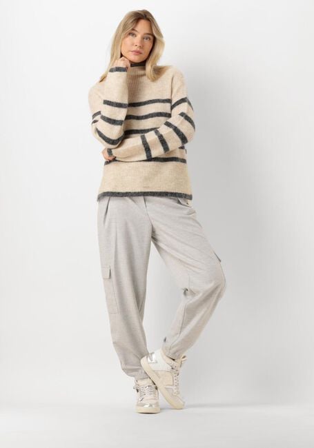 Zand SECOND FEMALE Trui OVALIS KNIT T-NECK - large