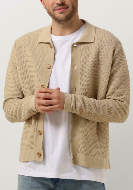 Beige FORÉT Vest BOAT KNIT - large