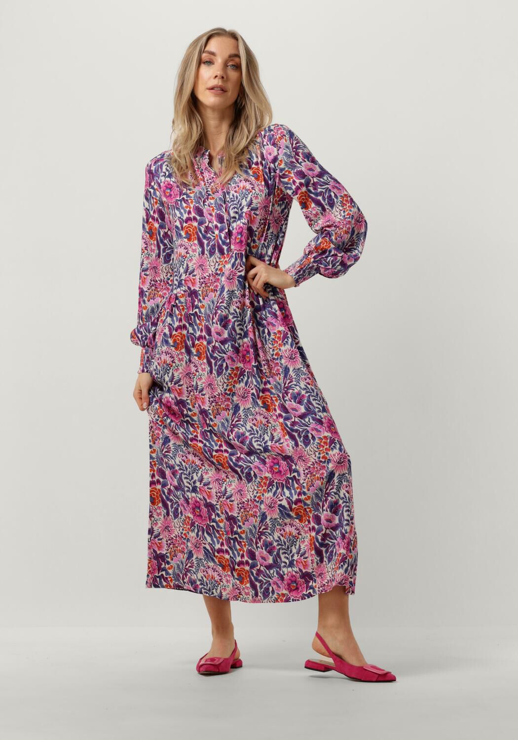 Dea Kudibal Midi Jurk Dames Marla, Maat: L, Kleur: Roze