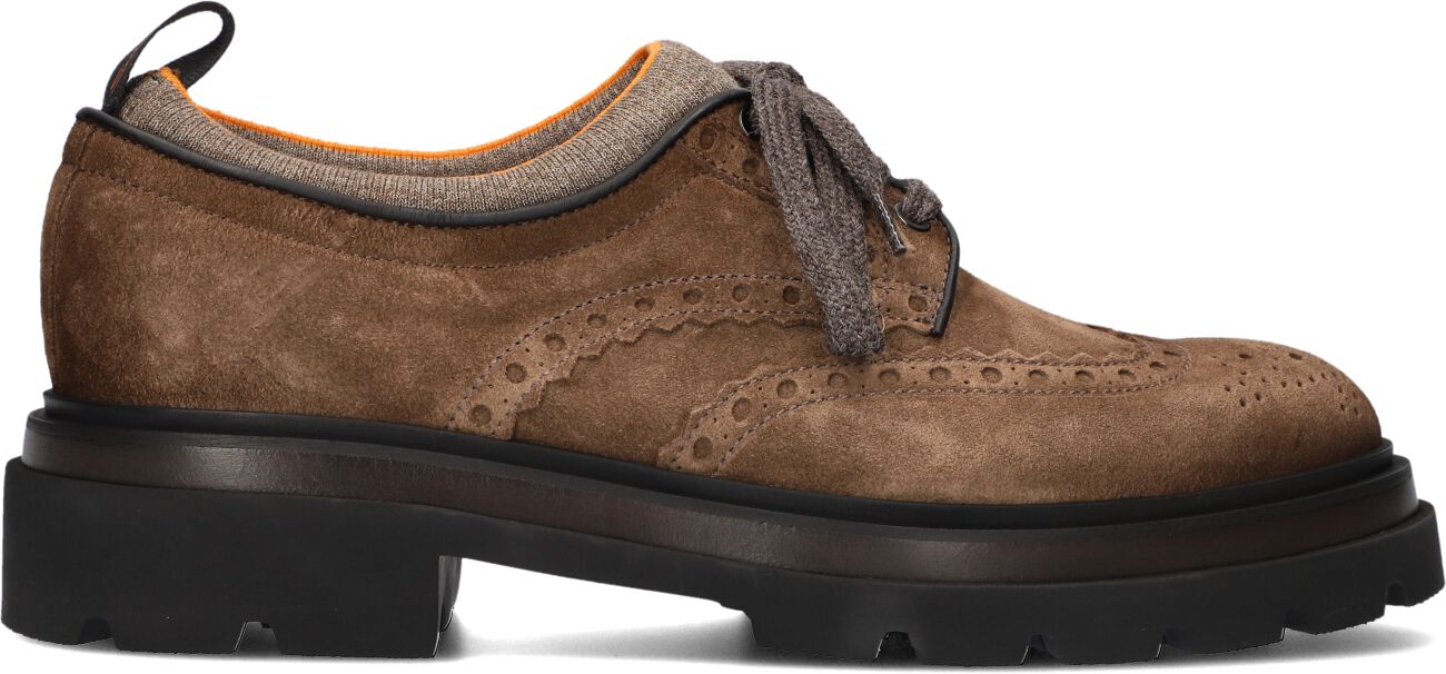 Santoni Veterschoenen
Heren 18936, Maat: 45, Materiaal: Suède, Kleur: Bruin