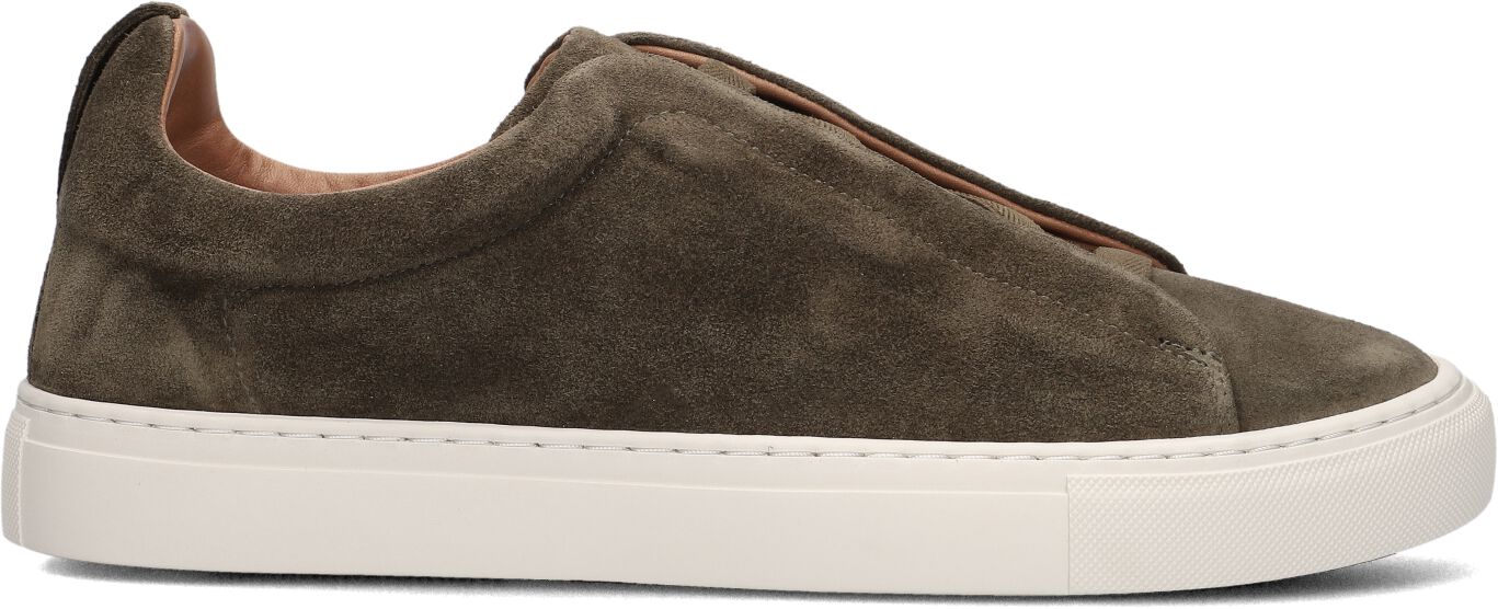 Nokwol Lage Sneakers Heren Connor, Maat: 42, Materiaal: Suède, Kleur: Groen