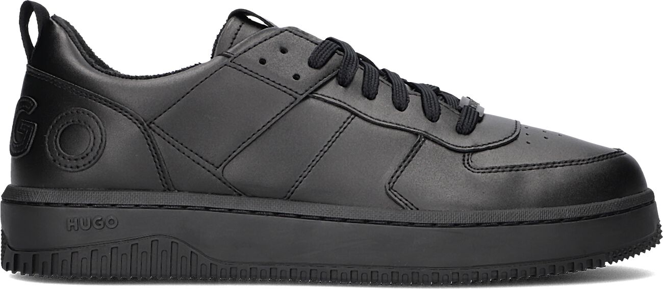 Hugo Lage Sneakers Heren Kilian Tenn, Maat: 40, Materiaal: Leer, Kleur: Zwart
