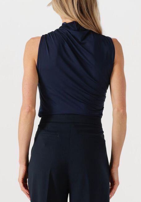 Donkerblauwe ROSEMUNDE Top BILLIE SL DRAPE TOP - large