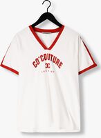 Witte CO'COUTURE T-shirt SIARACC OVERSIZE SPORTY V-TEE Witte CO'COUTURE T-shirt SIARACC OVERSIZE SPORTY V-TEE - medium