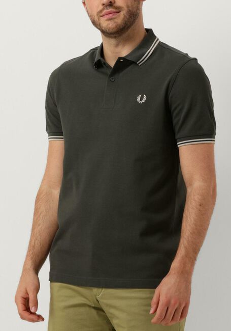 Groene FRED PERRY Polo THE TWIN TIPPED FRED PERRY SHIRT - large