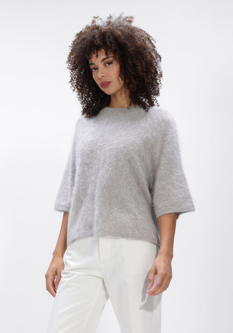Lichtgrijze ABSOLUT CASHMERE Trui JENNA - large