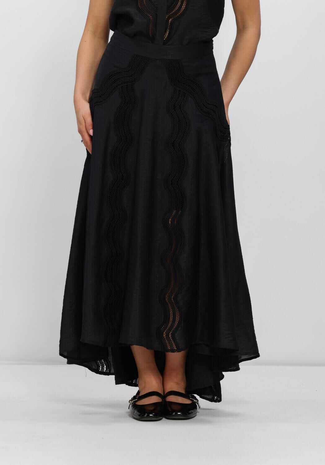 Copenhagen Muse Maxirok Dames Cmcole-skirt, Maat: S, Kleur: Zwart afbeelding 1