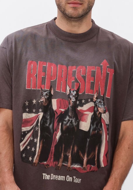 Zwarte REPRESENT T-shirt DREAM ON TOUR T-SHIRT - large
