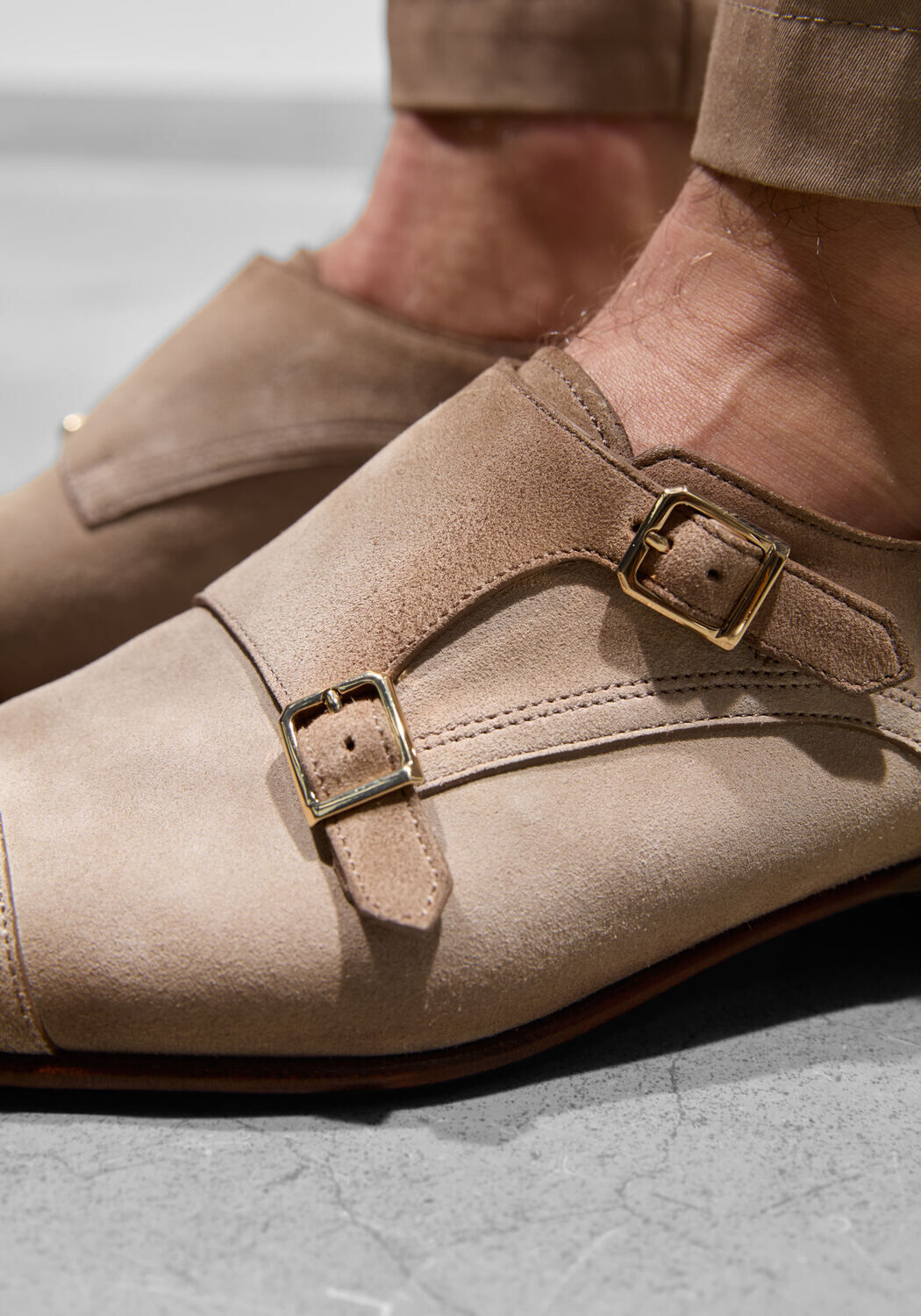 Taupe SANTONI Instappers AXEL - large