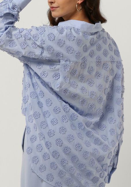 Lichtblauwe SECOND FEMALE Blouses TAORMINA NEW SHIRT - large